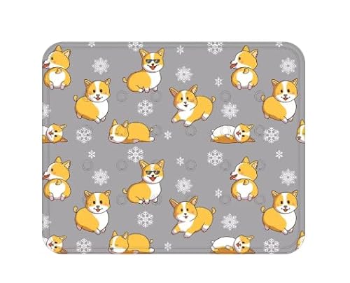 Haustier Kühlmatte Pet Kühlmatte, Kühlmatte für Hunde und Katzen, Weiche Haustier-Eisauflage Selbstkühlende Hundematte Kühldecke Katzen, für Drinnen Draußen und Auto, 50x60cm (Grau) von Disnace