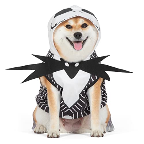 Disney for Pets Halloween Nightmare Before Christmas Jack Skellington Kostüm – Größe M – | Halloween-Kostüme für Hunde, offiziell Lizenziertes Disney Dog Halloween Kostüm, Schwarz (FF21823) von Disney for Pets