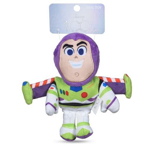 Disney for Pets Pixar's Buzz Lightyear Plüsch-Hundespielzeug 15,2 cm | Disney Pixar Hundespielzeug | ballistisches Nylon-Plüschtier für Hunde inspiriert von Buzz Lightyear aus Pixars Toy Story mit Quietscher von Disney for Pets