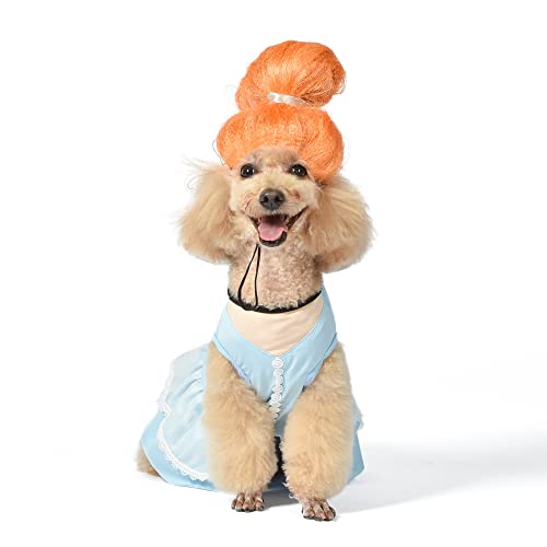Disney: Halloween Disney Prinzessin Aschenputtel Kostüm - extra groß | Disney Prinzessin Halloween Kostüme für Hunde, offiziell lizenziertes Disney Hund Halloween Kostüm von Disney for Pets