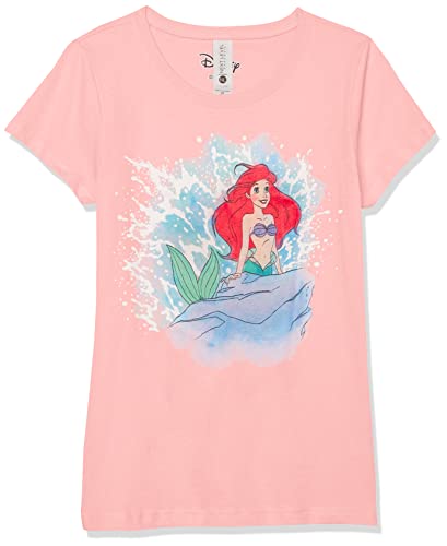 Disney Mädchen Princess Pets T-Shirt, Pink, Large von Disney
