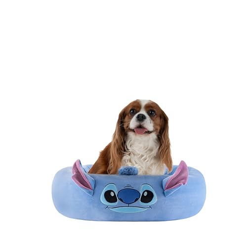Disney Stitch Haustierbett – Haustierbett mit Charakter-Design und maschinenwaschbarem, herausnehmbarem Einsatz – (M) von Disney