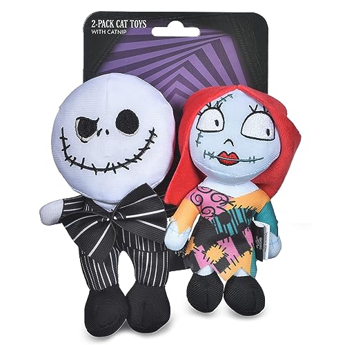 Disney for Pets Tim Burton's The Nightmare Before Jack and Sally Katzenspielzeug mit Katzenminze, 2 Stück Disney for Pets Tim Burton's The Nightmare Before Jack and Sally Katzenspielzeug mit Katzenminze, 2 Stück von Disney