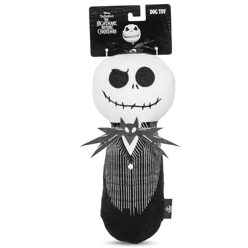 Disney for Pets Tim Burtons Nightmare Before Christmas: Jack Skellington 22,9 cm Plüsch-Bobo-Hundespielzeug im Bobo-Stil, Plüsch-Quietsch-Hundespielzeug, offizielles Lizenzprodukt, Disney for Pets Tim Burtons Nightmare Before Christmas: Jack Skellington 22,9 cm Plüsch-Bobo-Hundespielzeug im Bobo-Stil, Plüsch-Quietsch-Hundespielzeug, offizielles Lizenzprodukt, von Disney