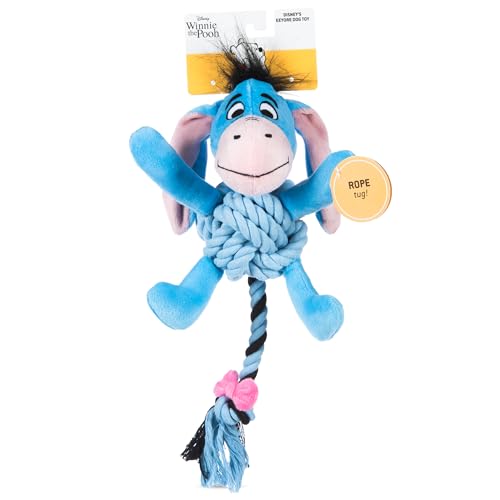 Disney for Pets Winnie Puuh I-Aah Seil-Haustierspielzeug | Disney Hundespielzeug | Seilspielzeug für Hunde, inspiriert von Winnie Puuh, 20,3 cm Disney for Pets Winnie Puuh I-Aah Seil-Haustierspielzeug | Disney Hundespielzeug | Seilspielzeug für Hunde, inspiriert von Winnie Puuh, 20,3 cm von Disney