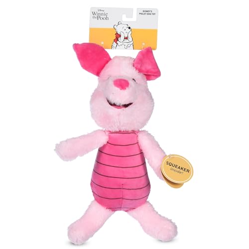 Disney for Pets Winnie Puuh: Ferkel, Plüsch-Buddy für Hunde, Hundespielzeug, Plüschspielzeug für Haustiere mit Quietscher, quietschender Stoff, lustiger Plüsch für Welpen, 22,9 cm Disney for Pets Winnie Puuh: Ferkel, Plüsch-Buddy für Hunde, Hundespielzeug, Plüschspielzeug für Haustiere mit Quietscher, quietschender Stoff, lustiger Plüsch für Welpen, 22,9 cm von Disney