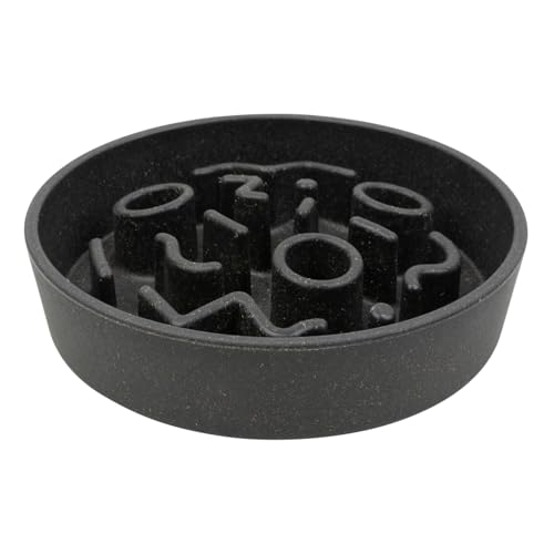District 70 - Bamboo Dog Slow Feeder - Dark Grey - ø 17 cm von District 70
