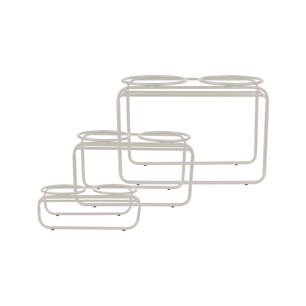 District 70 Butler Futternapfständer - Hund - S - Beige von District 70