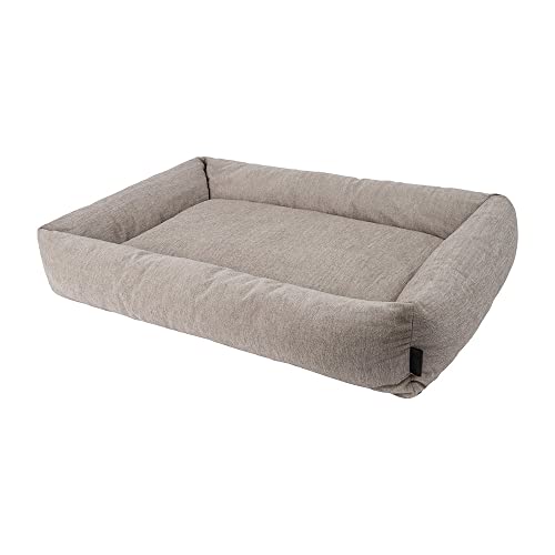 District 70 HUSH - Elegante hondenmand - Zacht en Comfortabel - Donkergrijs of Cream - Maat S/M/L - Kleur: Cream, Maat: Large - 100 x 70 x 20 cm District 70 HUSH - Elegante hondenmand - Zacht en Comfortabel - Donkergrijs of Cream - Maat S/M/L - Kleur: Cream, Maat: Large - 100 x 70 x 20 cm von District 70