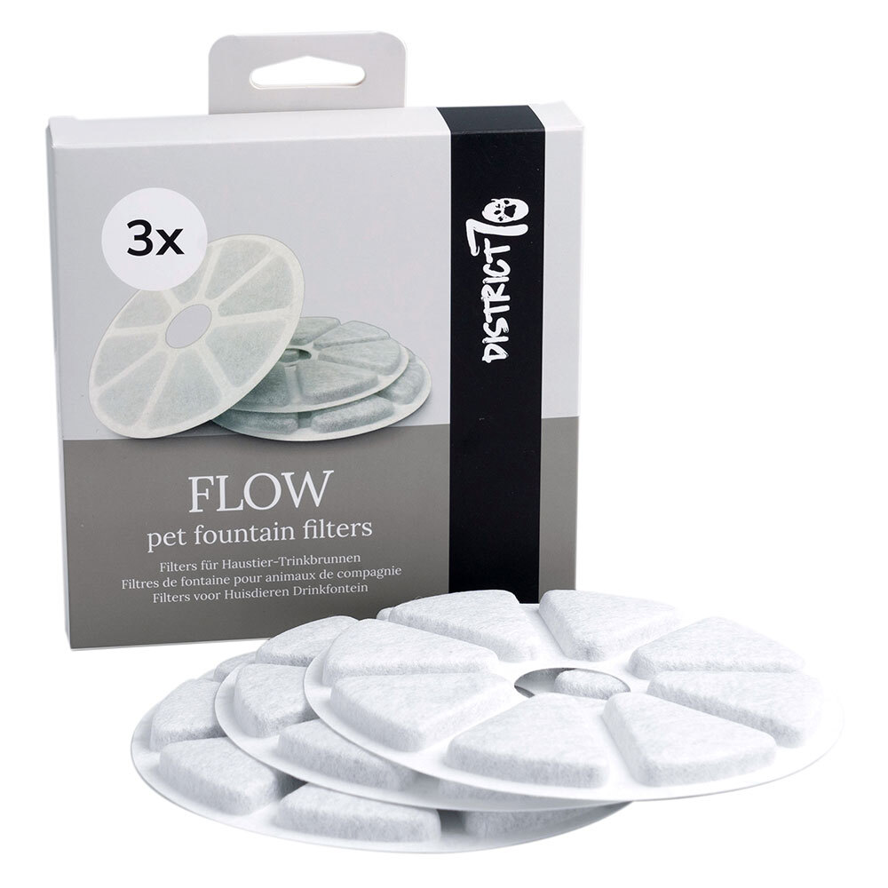 District 70 Kohlefilter für Trinkbrunnen Flow weiß-blau District 70 Kohlefilter für Trinkbrunnen Flow weiß-blau von District 70