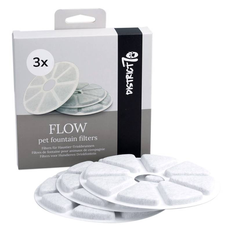 District 70 Kohlefilter für Trinkbrunnen Flow weiß-blau District 70 Kohlefilter für Trinkbrunnen Flow weiß-blau von District 70