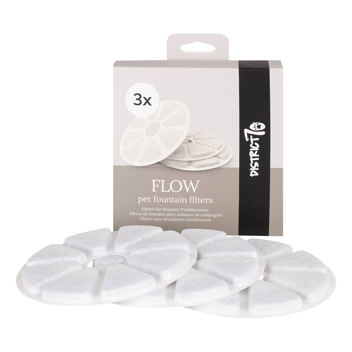 District 70 Flow Pet Fountain Filters, 3 Stück District 70 Flow Pet Fountain Filters, 3 Stück von District70