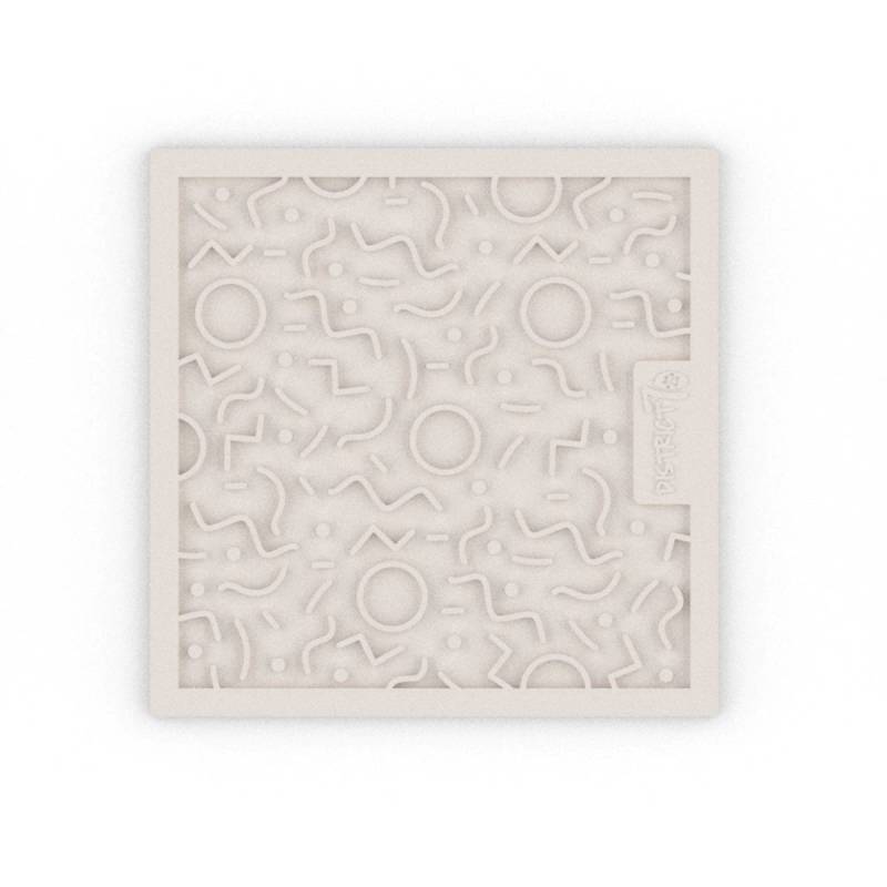 District 70 QUEST Schleckmatte Merengue 28x28 cm von District70