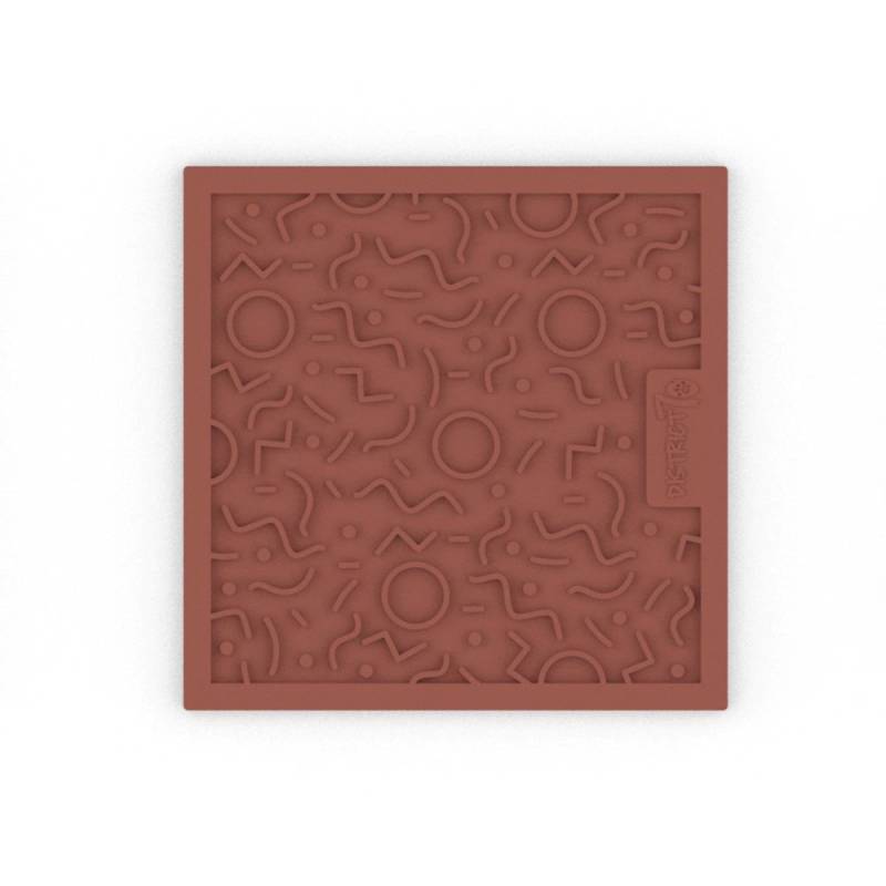 District 70 QUEST Schleckmatte Terra 20x20 cm von District70