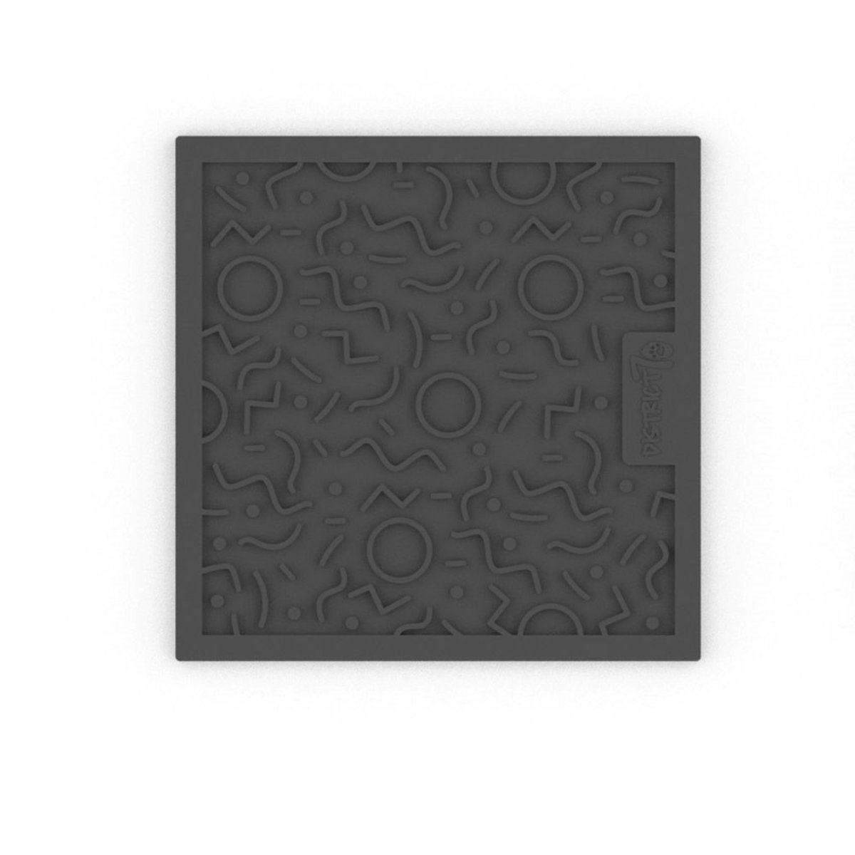 District 70 QUEST Schleckmatte dunkelgrau 20x20 cm District 70 QUEST Schleckmatte dunkelgrau 20x20 cm von District70