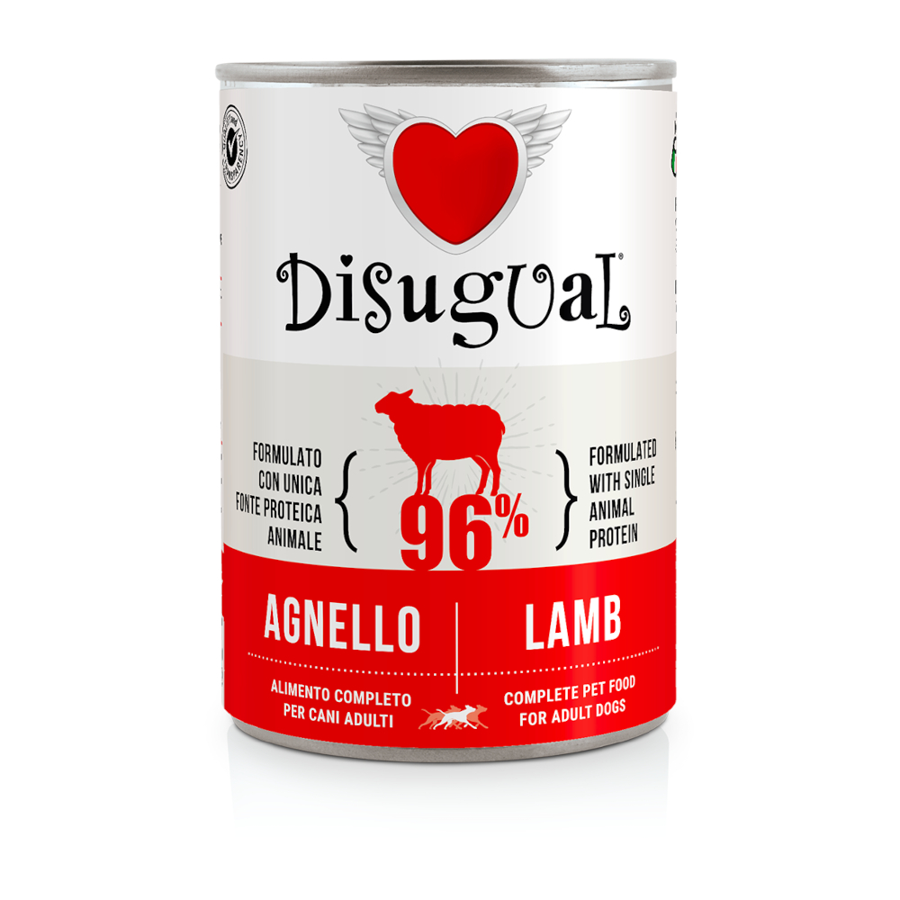 Sparpaket Disugual Adult 12 x 400 g - Lamm Sparpaket Disugual Adult 12 x 400 g - Lamm von Disugual