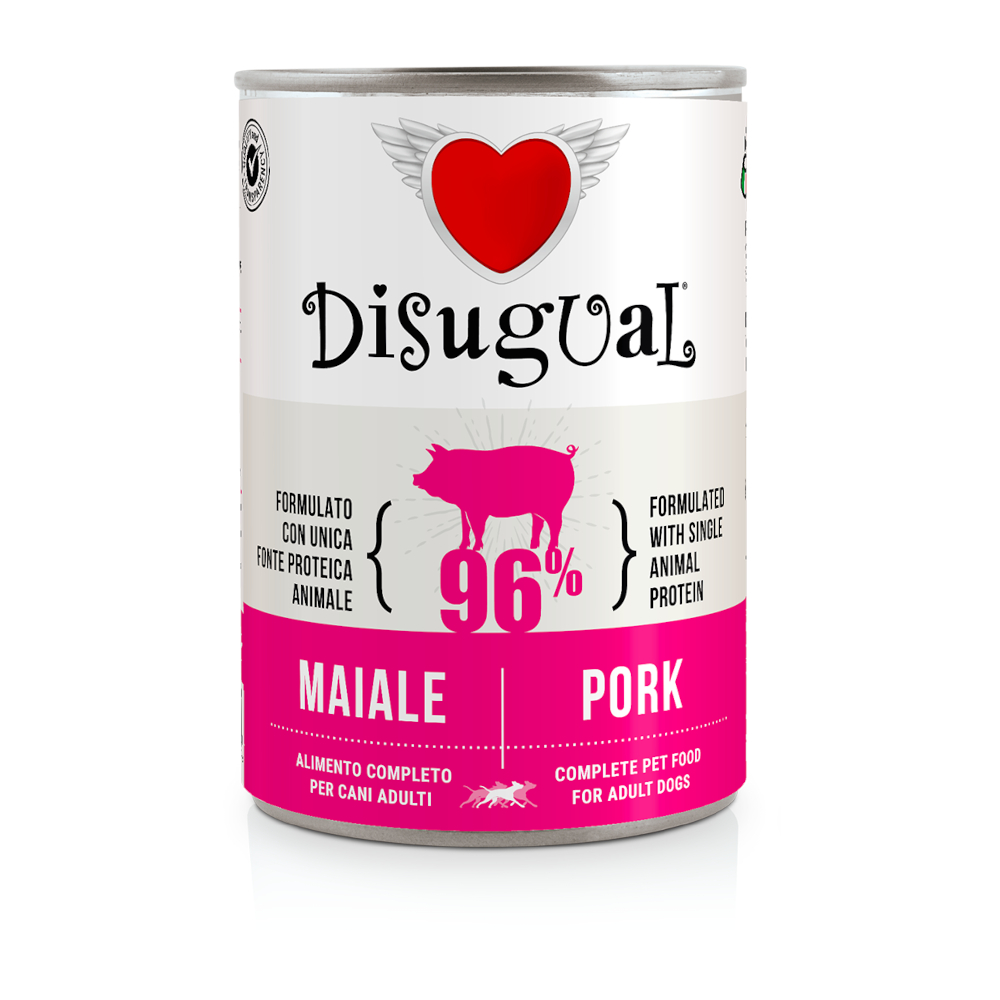 Sparpaket Disugual Adult 24 x 400 g - Schwein Sparpaket Disugual Adult 24 x 400 g - Schwein von Disugual