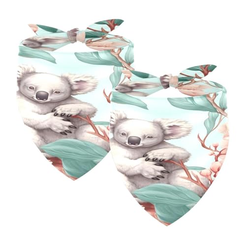Hundehalstuch, waschbar, Dreieckstuch für Haustiere, Halstuch, Halstuch, Zubehör für kleine, mittelgroße und große Mädchen, Jungen, Welpen, Katzen, Koala, Baby, Tier, 2 Stück Hundehalstuch, waschbar, Dreieckstuch für Haustiere, Halstuch, Halstuch, Zubehör für kleine, mittelgroße und große Mädchen, Jungen, Welpen, Katzen, Koala, Baby, Tier, 2 Stück von Diusye