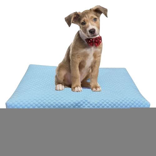 Diuyzoc Hundebett Bezug Ersatz Waschbar | Kühlbezug Für Hundebett | Abnehmbare Schicht Reduzierend | Für Transportbox Zwinger Hundekotze Sommer Heißes Wetter von Diuyzoc