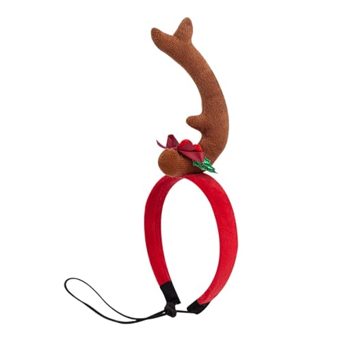 Geweih-Hunde-Stirnband für Weihnachten, Hundegeweih, Weihnachtskostüm, Hirschhorn-Geweih-Stirnband, bequeme Passform, einfache Anpassung, 28 cm, Gelb/ , für Hunde und Welpen Geweih-Hunde-Stirnband für Weihnachten, Hundegeweih, Weihnachtskostüm, Hirschhorn-Geweih-Stirnband, bequeme Passform, einfache Anpassung, 28 cm, Gelb/ , für Hunde und Welpen von Diuyzoc