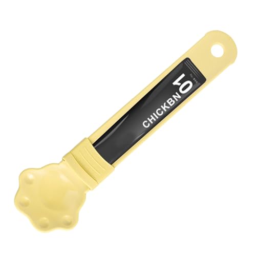 Katzen-Snackschaufel, Katzen-Snackschaufel mit Pfotenform, Quetschlöffel mit langem Griff, Futterspender für Katzen, Hunde, leckbarer Futterlöffel Katzen-Snackschaufel, Katzen-Snackschaufel mit Pfotenform, Quetschlöffel mit langem Griff, Futterspender für Katzen, Hunde, leckbarer Futterlöffel von Diuyzoc