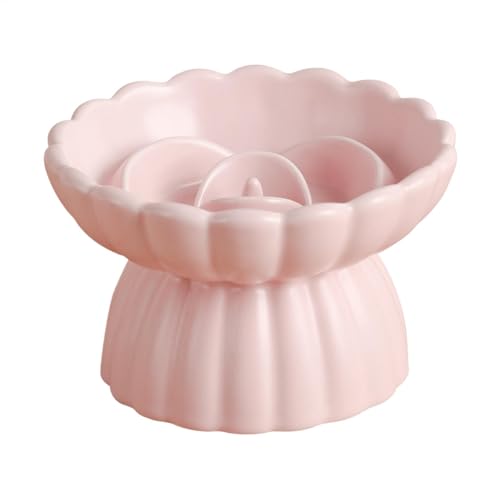 Langsam fressender Katzennapf, erhöhter Futternapf für langsames Fressen, Futternapf für Haustiere, Keramik, erhöht, rutschfestes Design, Weiß/Lila/Rosa, 8,5 cm, für kleine und mittelgroße Haustiere Langsam fressender Katzennapf, erhöhter Futternapf für langsames Fressen, Futternapf für Haustiere, Keramik, erhöht, rutschfestes Design, Weiß/Lila/Rosa, 8,5 cm, für kleine und mittelgroße Haustiere von Diuyzoc