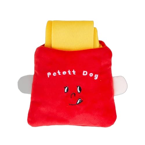 Quietschendes Plüsch-Hundespielzeug zum Kauen | Quietschendes Hundekauspielzeug | Welpen-Zahnen Quietschspielzeug | Weiches Quietschspielzeug für Hunde | Pommes Frites Plüsch Hundespielzeug | Quietschendes Plüsch-Hundespielzeug zum Kauen | Quietschendes Hundekauspielzeug | Welpen-Zahnen Quietschspielzeug | Weiches Quietschspielzeug für Hunde | Pommes Frites Plüsch Hundespielzeug | von Diuyzoc