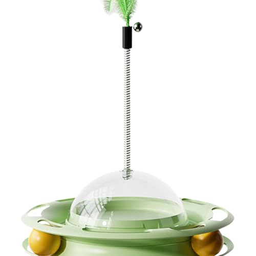 Windmühle Katzenspielzeug | Kätzchen-Leckerli-Spender | Slow Food Spender Katzenspielzeug | Interaktives Kätzchenspielzeug mit Ball | Indoor Cat Treat Dispenser Spielzeug | Sicher für Haustier Halten Windmühle Katzenspielzeug | Kätzchen-Leckerli-Spender | Slow Food Spender Katzenspielzeug | Interaktives Kätzchenspielzeug mit Ball | Indoor Cat Treat Dispenser Spielzeug | Sicher für Haustier Halten von Diuyzoc