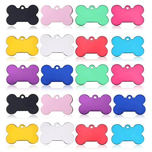 Diyfixlcd 20 Stück 38 mm blanko Knochenform Haustier ID ?Doppelseitig blanko Tag Hund Katze Haustier Name Telefonnummer ID Tag Charm personalisiert ?Zufällige Farben? Diyfixlcd 20 Stück 38 mm blanko Knochenform Haustier ID ?Doppelseitig blanko Tag Hund Katze Haustier Name Telefonnummer ID Tag Charm personalisiert ?Zufällige Farben? von diyfixlcd
