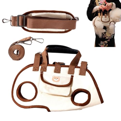Djowyh Hundetransporttasche,Horizontale Haustiertransporttasche Zum Ausgehen - Tragbare Atmungsaktive Hundetasche Für Reisen Unterwegs Welpen Kleintiere Djowyh Hundetransporttasche,Horizontale Haustiertransporttasche Zum Ausgehen - Tragbare Atmungsaktive Hundetasche Für Reisen Unterwegs Welpen Kleintiere von Djowyh