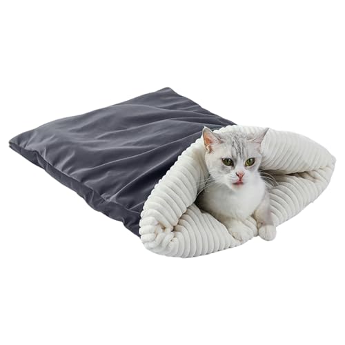 Djowyh Katzenhöhle Bett, Plüsch Katzenschlafsack, Wärmender Schlafsack Winter Haustierbett Zum Ausruhen Verstecken Für Zuhause Auto Weihnachten Djowyh Katzenhöhle Bett, Plüsch Katzenschlafsack, Wärmender Schlafsack Winter Haustierbett Zum Ausruhen Verstecken Für Zuhause Auto Weihnachten von Djowyh