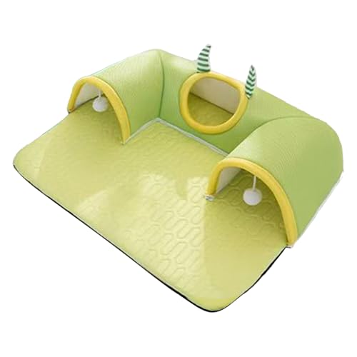 Djowyh Katzentunnel,Schlafkissen Katzenbett mit Spieltunnel | Atmungsaktives Schlafnest Möbel Für Welpen Kitten Kleintiere Indoor Wohnung Haus Djowyh Katzentunnel,Schlafkissen Katzenbett mit Spieltunnel | Atmungsaktives Schlafnest Möbel Für Welpen Kitten Kleintiere Indoor Wohnung Haus von Djowyh