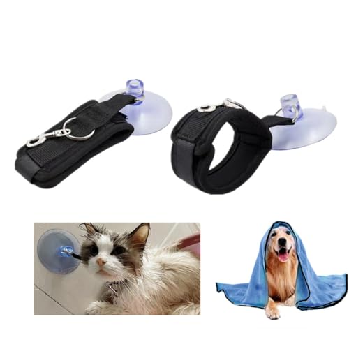 Hunde-Badeseil mit Saugnapf, verstellbares Halsband, Haustier-Badbefestigung, Hundepflege, Wannenfessel, sicher, weich, fest, für kleine und mittelgroße Katzen, Hunde, einfaches Baden von Haustieren Hunde-Badeseil mit Saugnapf, verstellbares Halsband, Haustier-Badbefestigung, Hundepflege, Wannenfessel, sicher, weich, fest, für kleine und mittelgroße Katzen, Hunde, einfaches Baden von Haustieren von Dlmlemu