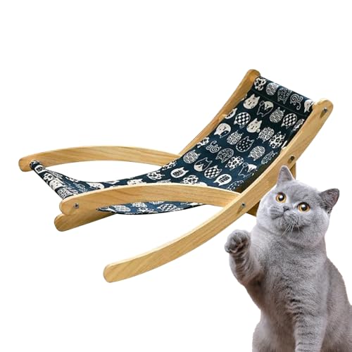 Dmuzsoih Erhöhter Katzenstuhl, Bett, Sisal-Kratzstuhl, Liege, erhöhter Haustierstuhl, faltbare Katzen-Liege, Holzstruktur, Katzenkratzbett, Haustier-Hängematte, Haustiermöbel für Kätzchen, Welpen Dmuzsoih Erhöhter Katzenstuhl, Bett, Sisal-Kratzstuhl, Liege, erhöhter Haustierstuhl, faltbare Katzen-Liege, Holzstruktur, Katzenkratzbett, Haustier-Hängematte, Haustiermöbel für Kätzchen, Welpen von Dmuzsoih