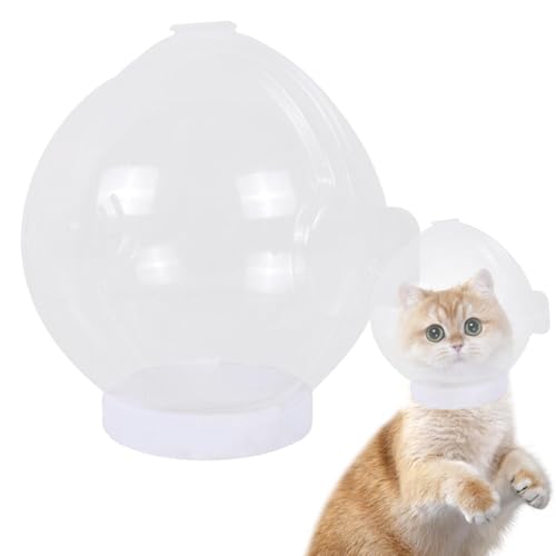 Dmuzsoih Katzenmaulkörbe zum Beißen,Transparenter Katzenmaulkorb, Anti-Biss-Pflegemaulkorb, Runder Maulkorb für Haustiere, Katzen-Astronauten-Maulkorb zum Krallenschneiden, Fellpflege, Beißen, Kauen Dmuzsoih Katzenmaulkörbe zum Beißen,Transparenter Katzenmaulkorb, Anti-Biss-Pflegemaulkorb, Runder Maulkorb für Haustiere, Katzen-Astronauten-Maulkorb zum Krallenschneiden, Fellpflege, Beißen, Kauen von Dmuzsoih