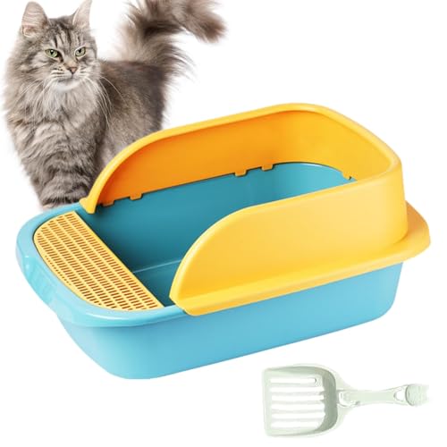 Dmuzsoih Katzentoilette mit hoher Seite, große Katzentoilette, auslaufsicher, antihaftbeschichtet, große Kapazität, inkl. Schaufel Dmuzsoih Katzentoilette mit hoher Seite, große Katzentoilette, auslaufsicher, antihaftbeschichtet, große Kapazität, inkl. Schaufel von Dmuzsoih