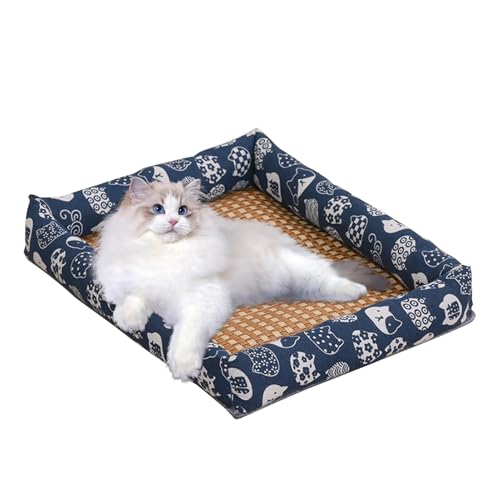 Dmuzsoih Kühlendes Hundebett, rutschfest, waschbar, Katzenmöbel für Sofas, Stühle, Auto, Terrasse, Hinterhof, Haus, Wohnzimmer, Schlafzimmer, Büro Dmuzsoih Kühlendes Hundebett, rutschfest, waschbar, Katzenmöbel für Sofas, Stühle, Auto, Terrasse, Hinterhof, Haus, Wohnzimmer, Schlafzimmer, Büro von Dmuzsoih