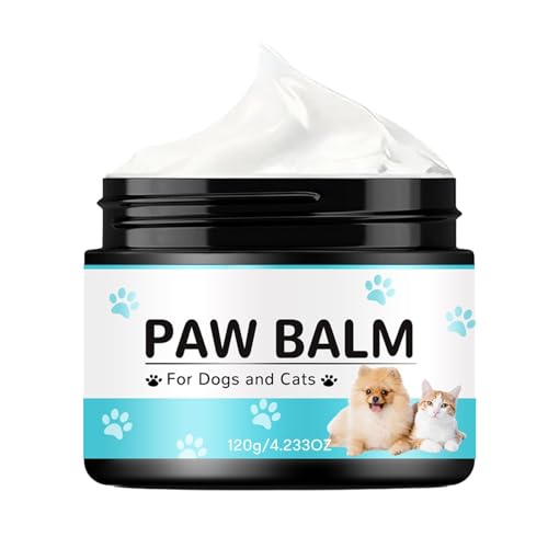 Dmuzsoih Pfotenberuhigungsbalsam, Pfotenrettungsbalsam,120g natürliche Sahnebutter | Licksafe Hundepfotenwachs für trockene Pfoten und Nase, Hundepfotenschutz, cremige Butter spendet Feuchtigkeit und Dmuzsoih Pfotenberuhigungsbalsam, Pfotenrettungsbalsam,120g natürliche Sahnebutter | Licksafe Hundepfotenwachs für trockene Pfoten und Nase, Hundepfotenschutz, cremige Butter spendet Feuchtigkeit und von Dmuzsoih
