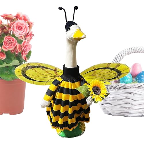 Dmuzsoih Veranda-Gänse-Outfit, Gartengänse-Figur, geflügelte Tierform, Kleidung für 58,4 cm große Goosey, Outdoor, Terrasse, Hof, Rasen, Kunstdekoration Dmuzsoih Veranda-Gänse-Outfit, Gartengänse-Figur, geflügelte Tierform, Kleidung für 58,4 cm große Goosey, Outdoor, Terrasse, Hof, Rasen, Kunstdekoration von Dmuzsoih