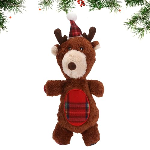 Dmuzsoih Weihnachten Quietschspielzeug Hund Quietschspielzeug Interaktives Hundekauspielzeug Cartoon Hund Stofftier für Hund Weihnachten Urlaub Dmuzsoih Weihnachten Quietschspielzeug Hund Quietschspielzeug Interaktives Hundekauspielzeug Cartoon Hund Stofftier für Hund Weihnachten Urlaub von Dmuzsoih