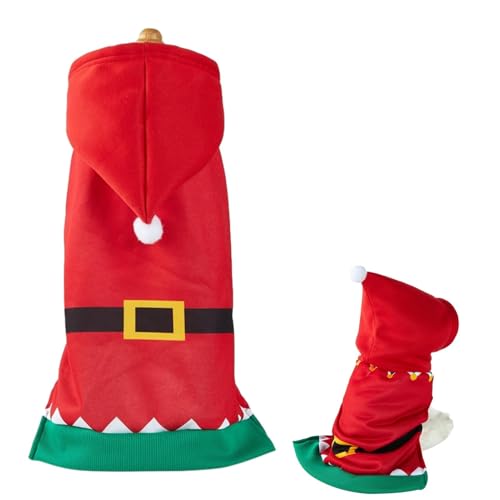 Dmuzsoih Weihnachtliches Hundekostüm, Wintermantel für Hunde – bequeme, wasserdichte Hunde-Winterkleidung, verstellbare Hunde-Winterjacke für Spaziergänge, kaltes Wetter Dmuzsoih Weihnachtliches Hundekostüm, Wintermantel für Hunde – bequeme, wasserdichte Hunde-Winterkleidung, verstellbare Hunde-Winterjacke für Spaziergänge, kaltes Wetter von Dmuzsoih