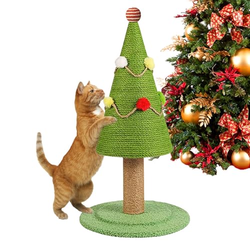 Dmuzsoih Weihnachtsbaum-Katzenkratzbaum,Katzenkratz-Weihnachtsbaum | Cartoon-Katzenkratzbaum | Aesthetic Tree Ornaments Katzenkratzbrett aus natürlichem Sisal für Kätzchen und Hauskatzen Dmuzsoih Weihnachtsbaum-Katzenkratzbaum,Katzenkratz-Weihnachtsbaum | Cartoon-Katzenkratzbaum | Aesthetic Tree Ornaments Katzenkratzbrett aus natürlichem Sisal für Kätzchen und Hauskatzen von Dmuzsoih
