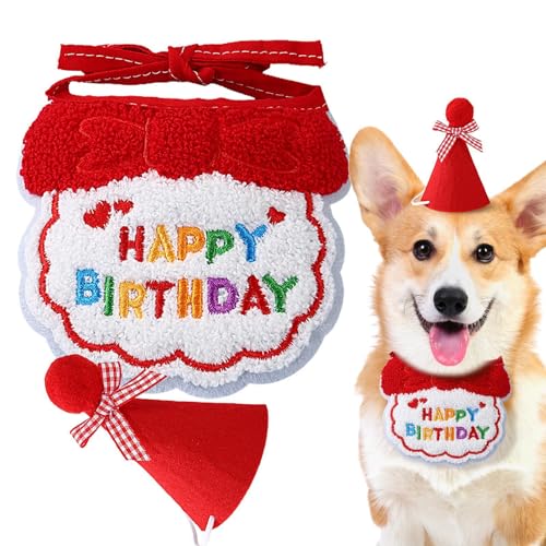 Katzen-Geburtstagshut,Katzen-Geburtstags-Partyhut, Katzen-Happy- -Partyzubehör, Hundekatzen-Geburtstagshut, Festliche Katzenkleidung, lustiges Geburtstagszubehör für Katzen-Geburtstagshut,Katzen-Geburtstags-Partyhut, Katzen-Happy- -Partyzubehör, Hundekatzen-Geburtstagshut, Festliche Katzenkleidung, lustiges Geburtstagszubehör für von Dmuzsoih