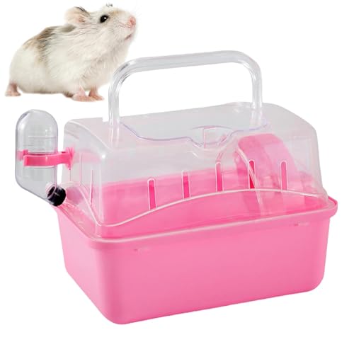 Transportkäfig für Kleintiere, 23 x 17 x 16 cm, Hamsterkäfig, Transportkäfig für kleine Haustiere, Meerschweinchen-Käfig, Meerschweinchen-Pi-G-Tragetasche, tragbare Hamster-Reisetasche, Transportkäfig für Kleintiere, 23 x 17 x 16 cm, Hamsterkäfig, Transportkäfig für kleine Haustiere, Meerschweinchen-Käfig, Meerschweinchen-Pi-G-Tragetasche, tragbare Hamster-Reisetasche, von Dmuzsoih