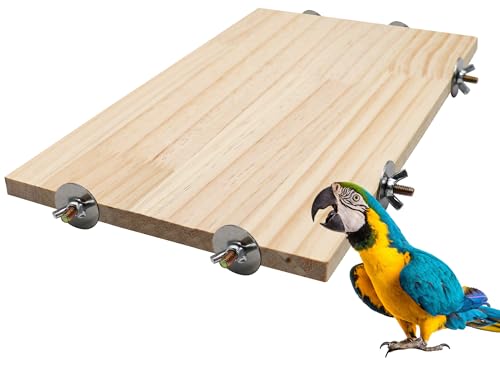 Große Vogel-Sitzstange, 55 x 35 cm, natürliches Holz, für Kleintiere, Käfigzubehör, rechteckiger Ständer, Sitzstange für Papageien, Sittiche, Nymphensittiche, Ratten, Hamster, Meerschweinchen, Conure Große Vogel-Sitzstange, 55 x 35 cm, natürliches Holz, für Kleintiere, Käfigzubehör, rechteckiger Ständer, Sitzstange für Papageien, Sittiche, Nymphensittiche, Ratten, Hamster, Meerschweinchen, Conure von Dnoifne