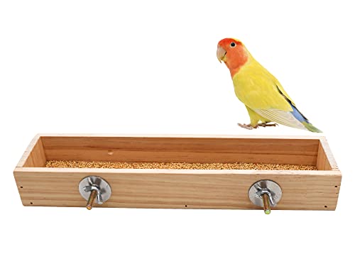 Vogel Papagei Holz Futterbecher, Natürlicher Holz Papagei Vogel Barsch Ständer, Vogelfutterschale, Wellensittiche, Liebesvögel Vogel Papagei Holz Futterbecher, Natürlicher Holz Papagei Vogel Barsch Ständer, Vogelfutterschale, Wellensittiche, Liebesvögel von Dnoifne