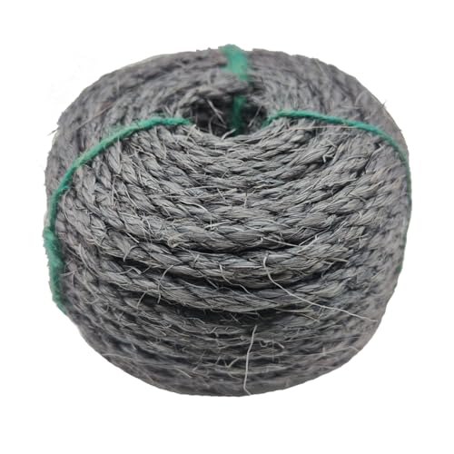 Sisalseil für Katzenkaktus Kratzbaum 6 mm * 10 m, Katzenseil für DIY Kaktus Kratzbaum & Reparieren Sie Katzenkratzer, Grau Sisalseil für Katzenkaktus Kratzbaum 6 mm * 10 m, Katzenseil für DIY Kaktus Kratzbaum & Reparieren Sie Katzenkratzer, Grau von DoIove
