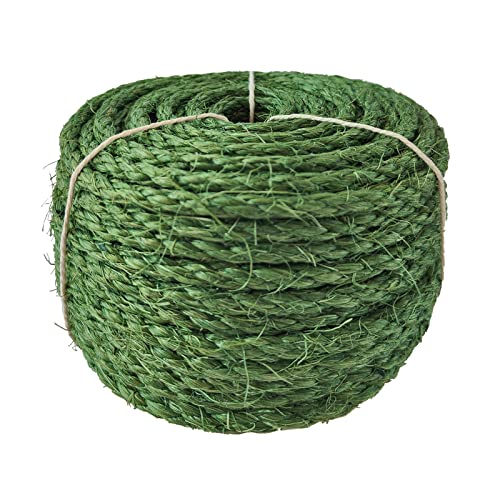 Sisalseil für Katzenkaktus Kratzbaum 6 mm * 20 m, Katzenseil für DIY Kaktus Kratzbaum & Reparieren Sie Katzenkratzer, Grün Sisalseil für Katzenkaktus Kratzbaum 6 mm * 20 m, Katzenseil für DIY Kaktus Kratzbaum & Reparieren Sie Katzenkratzer, Grün von DoIove