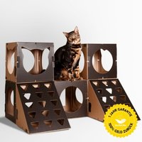 DoPetMe Katzenhaus Superior Castle - schwarz von DoPetMe