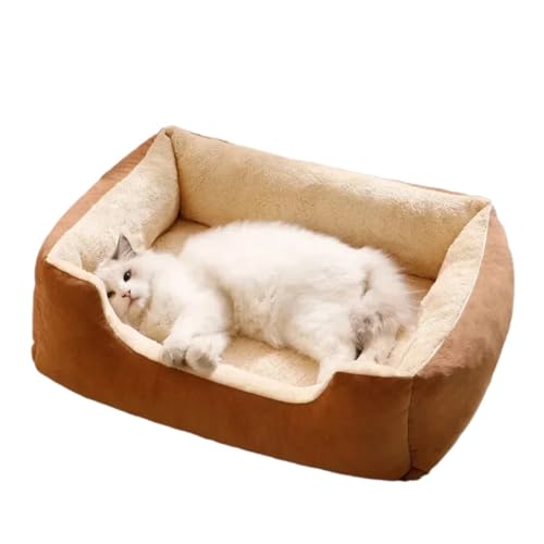 Bett für Katzen, Haustierprodukte, Kissen, Kätzchen, Zubehör, Hundezubehör, Lebensräume, Korb, Hausbetten (D, S 45 x 30 cm) von DoRysk